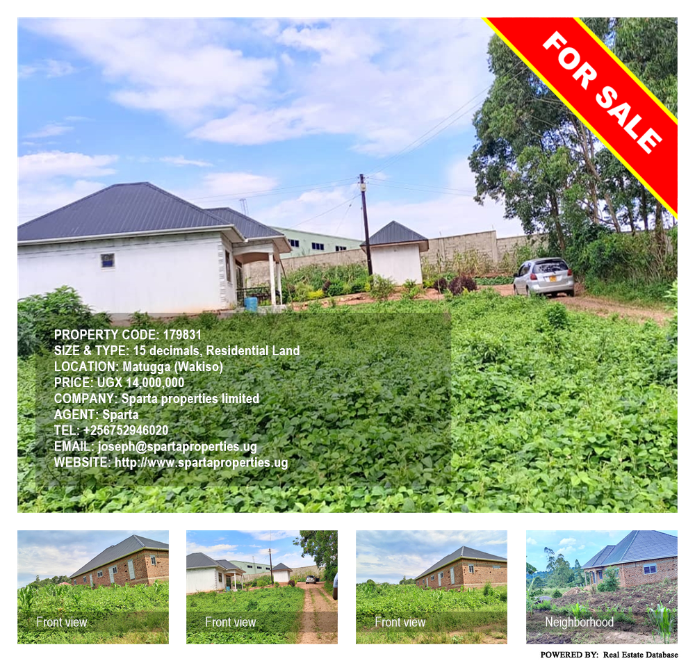 Residential Land  for sale in Matugga Wakiso Uganda, code: 179831