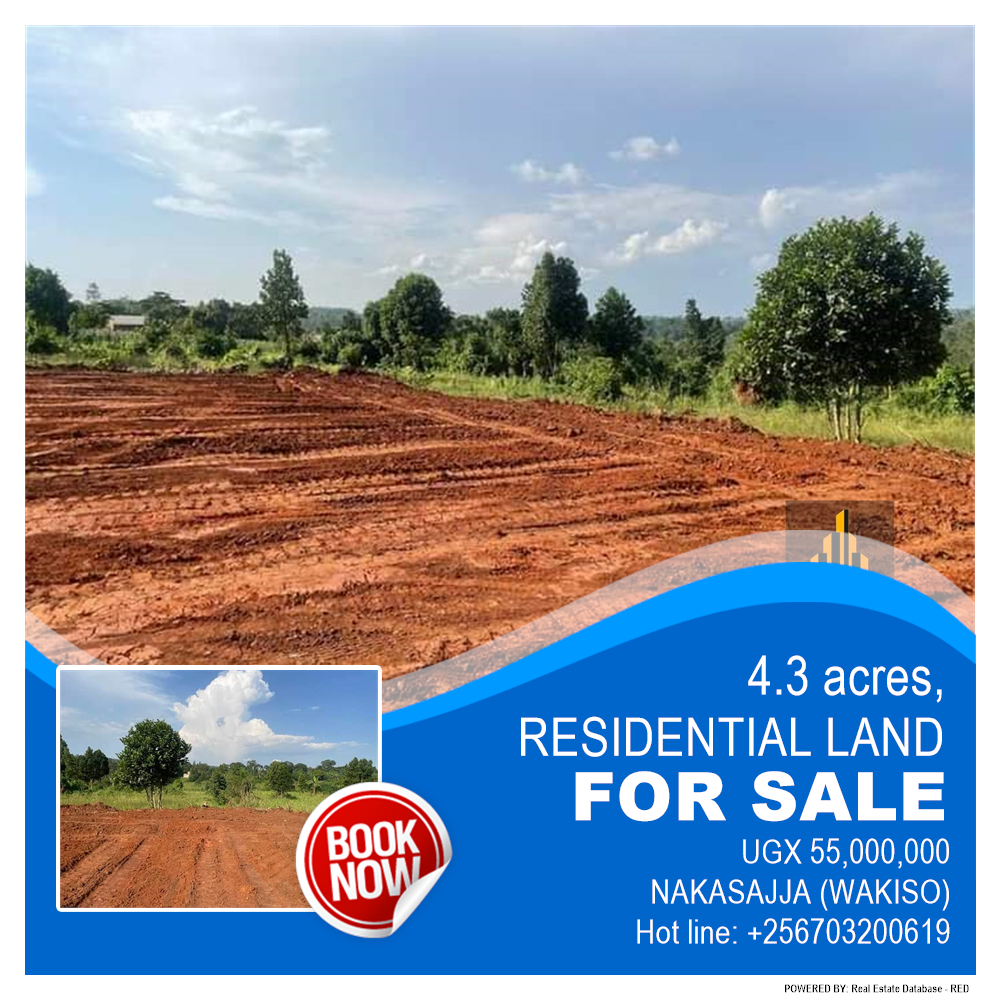 Residential Land  for sale in Nakassajja Wakiso Uganda, code: 179857