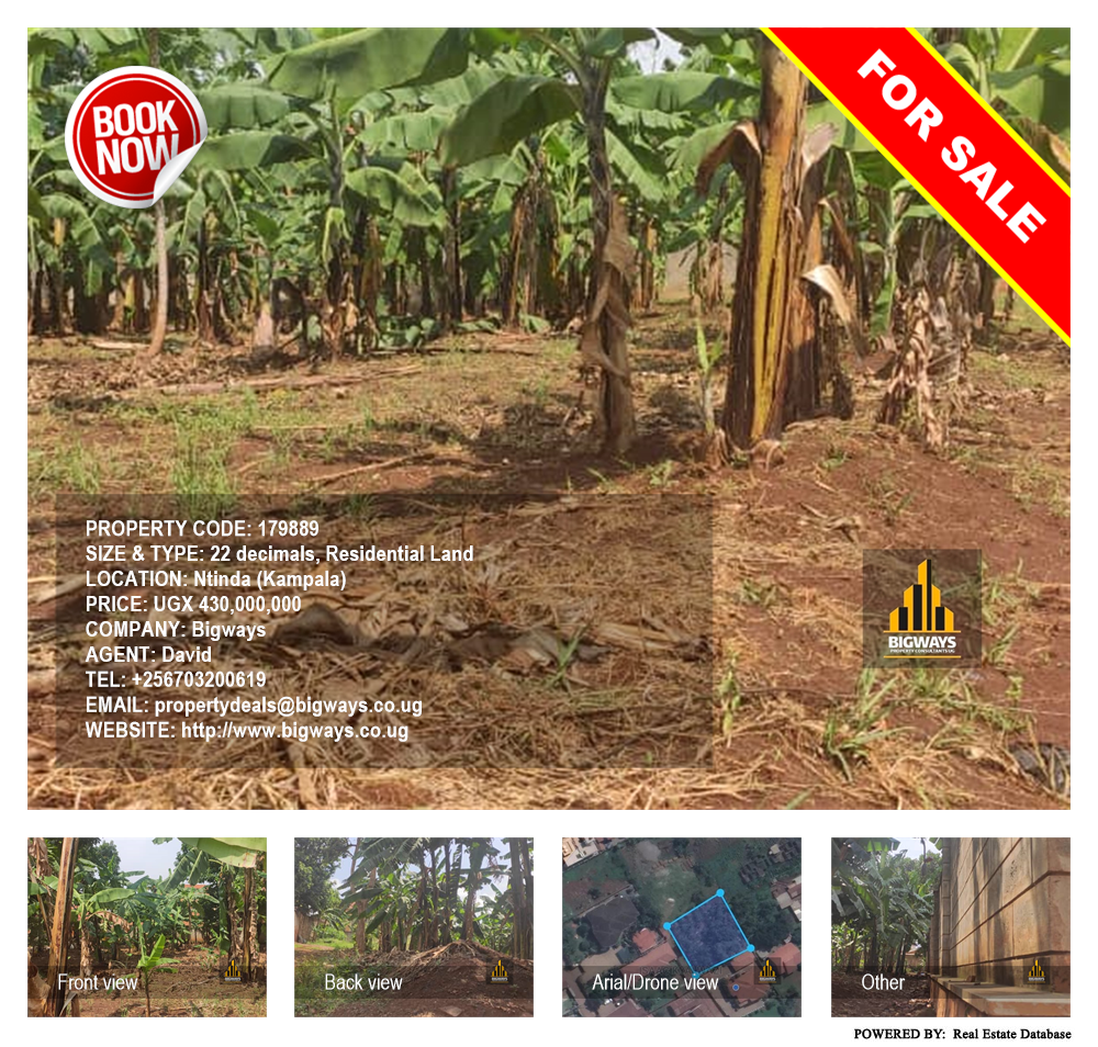 Residential Land  for sale in Ntinda Kampala Uganda, code: 179889