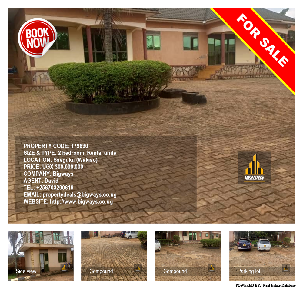 2 bedroom Rental units  for sale in Seguku Wakiso Uganda, code: 179890