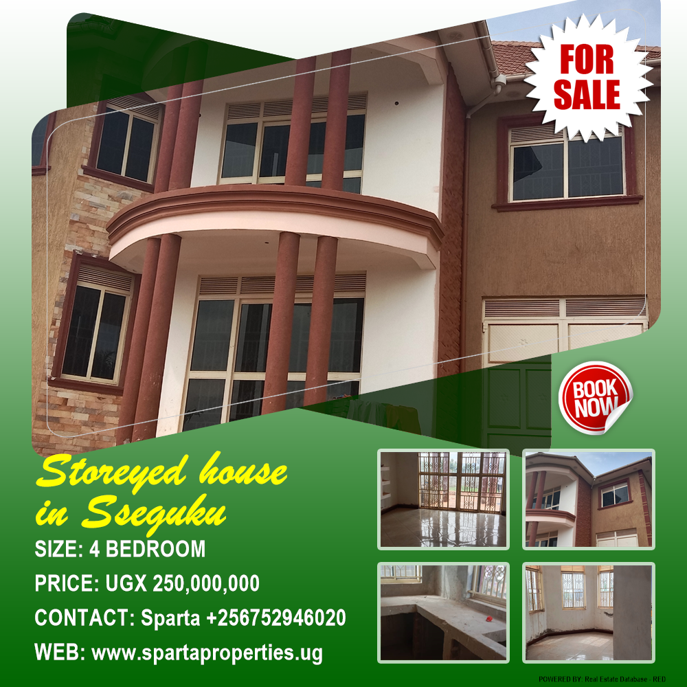 4 bedroom Storeyed house  for sale in Seguku Wakiso Uganda, code: 179891
