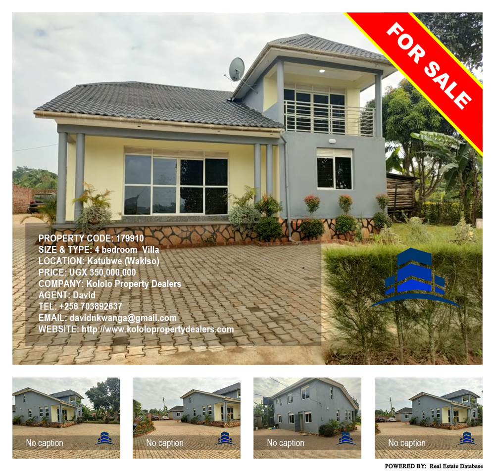 4 bedroom Villa  for sale in Katubwe Wakiso Uganda, code: 179910