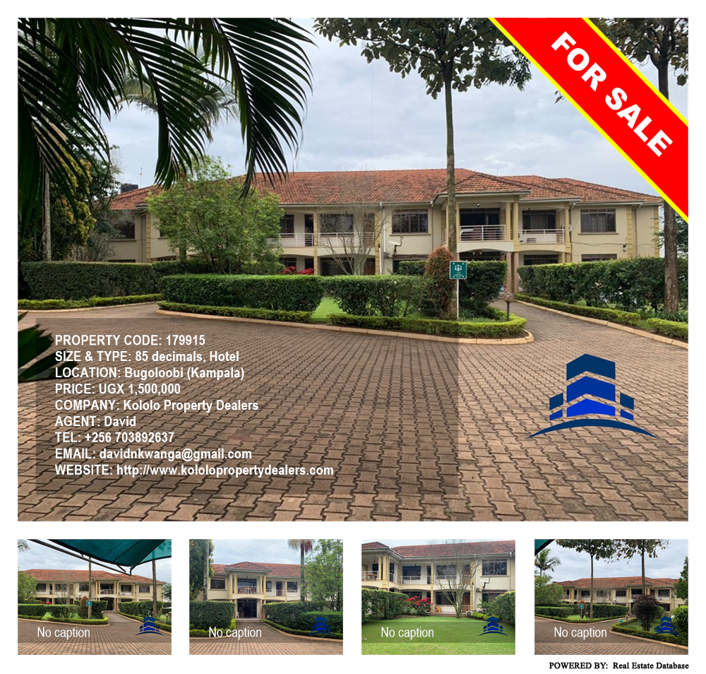 Hotel  for sale in Bugoloobi Kampala Uganda, code: 179915