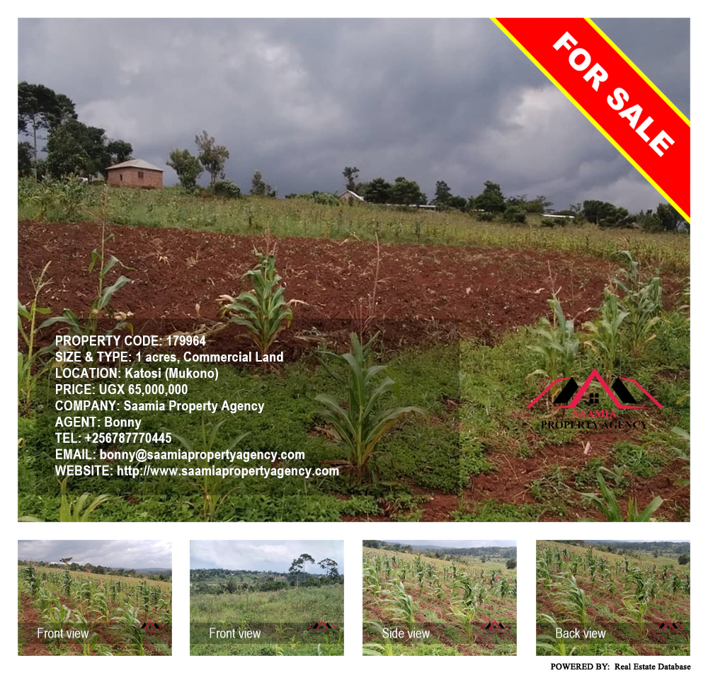 Commercial Land  for sale in Katosi Mukono Uganda, code: 179964