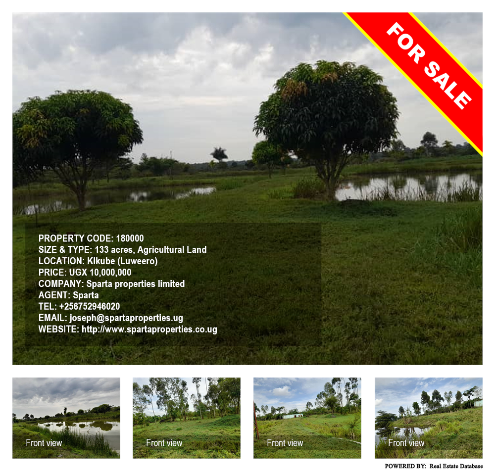 Agricultural Land  for sale in Kikube Luweero Uganda, code: 180000