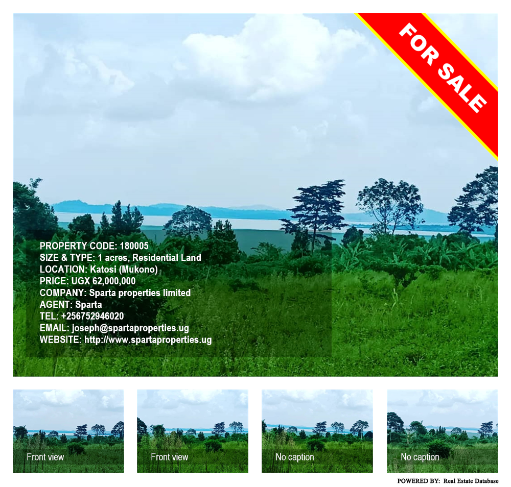 Residential Land  for sale in Katosi Mukono Uganda, code: 180005