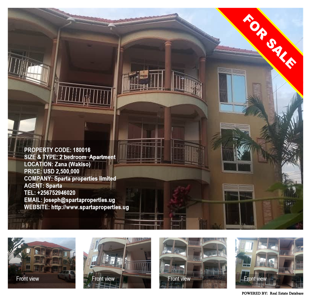 2 bedroom Apartment  for sale in Zana Wakiso Uganda, code: 180016