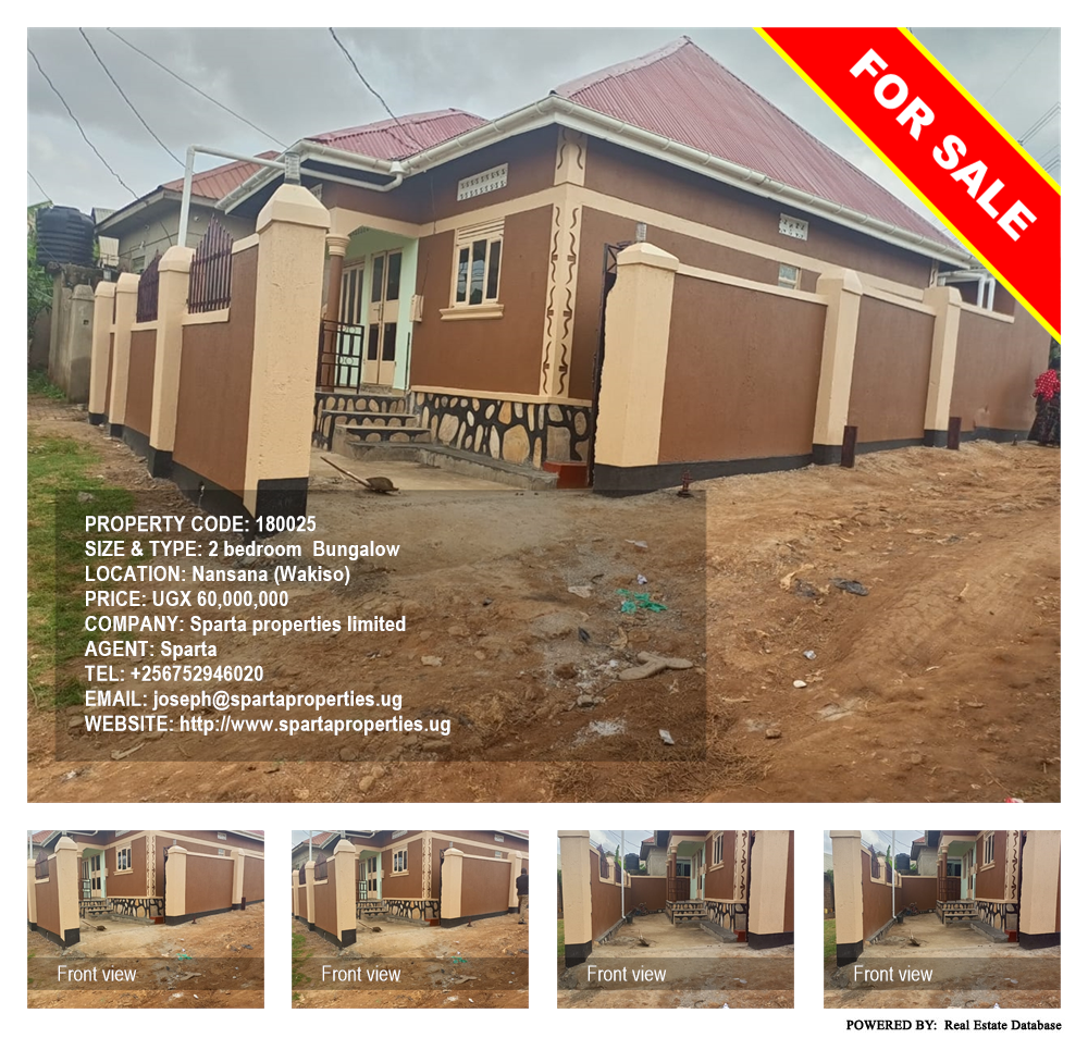 2 bedroom Bungalow  for sale in Nansana Wakiso Uganda, code: 180025