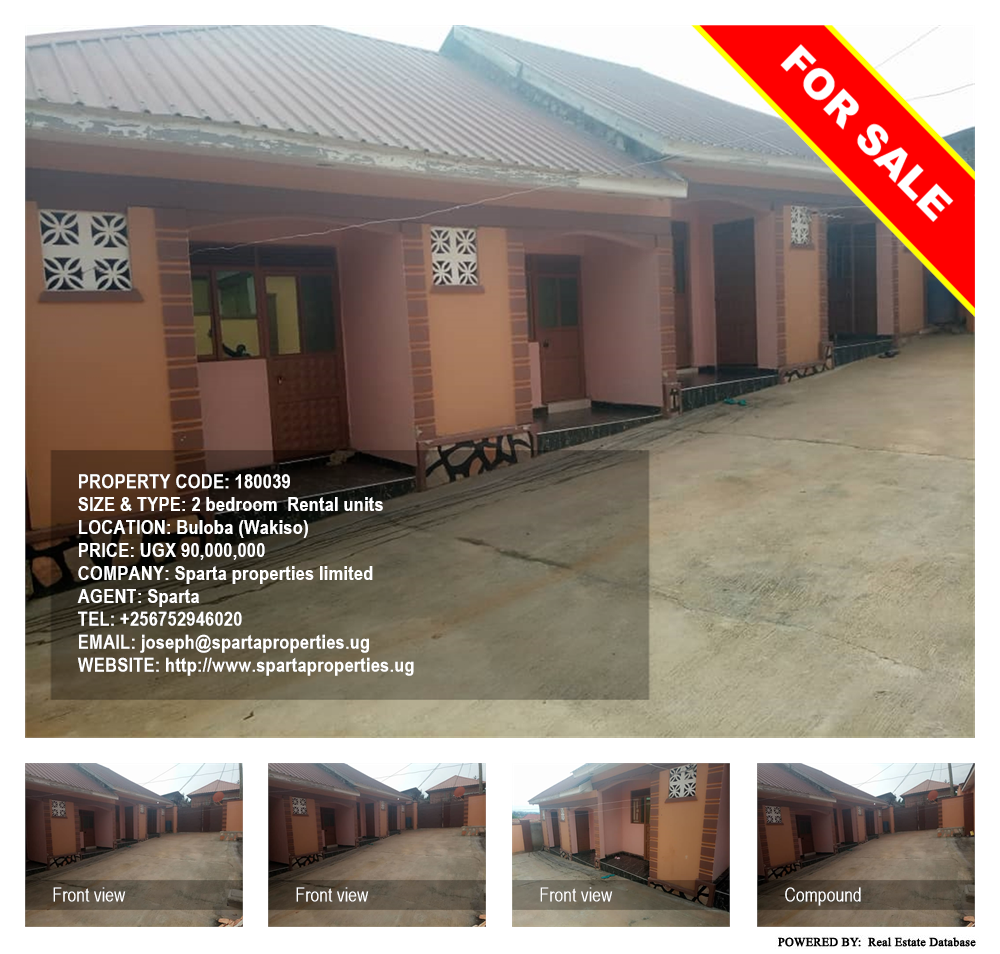 2 bedroom Rental units  for sale in Buloba Wakiso Uganda, code: 180039