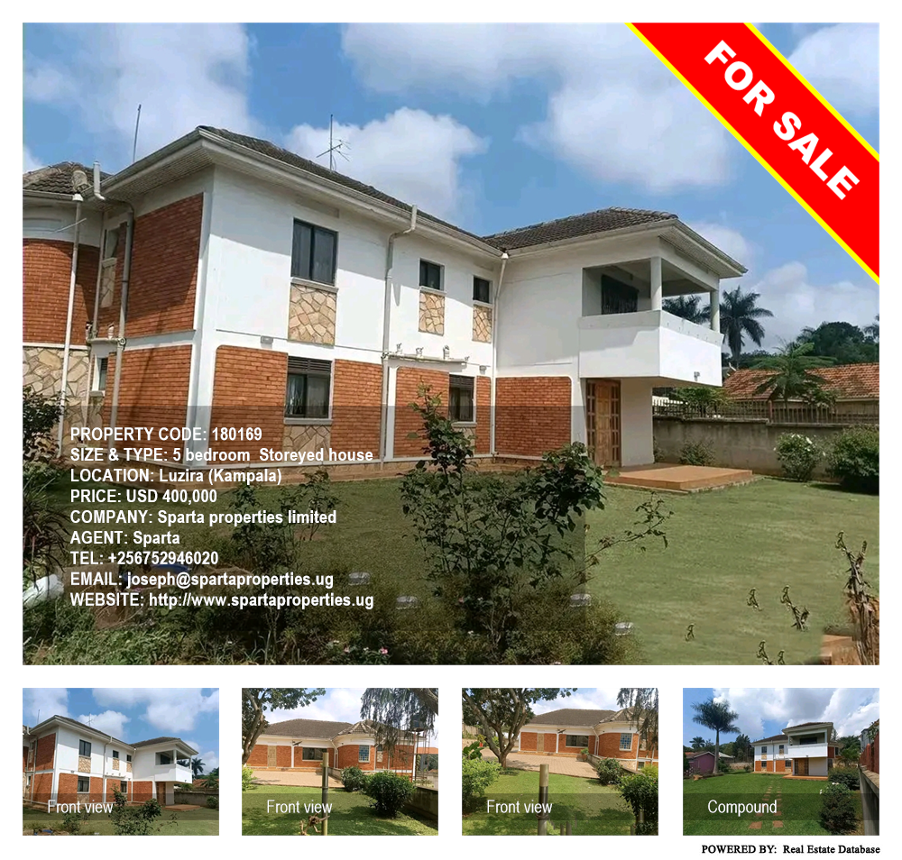 5 bedroom Storeyed house  for sale in Luzira Kampala Uganda, code: 180169