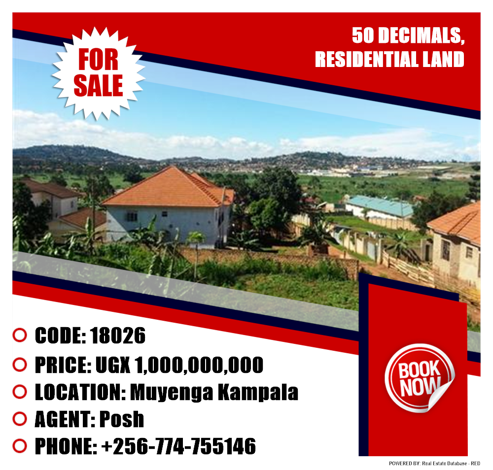 Residential Land  for sale in Muyenga Kampala Uganda, code: 18026