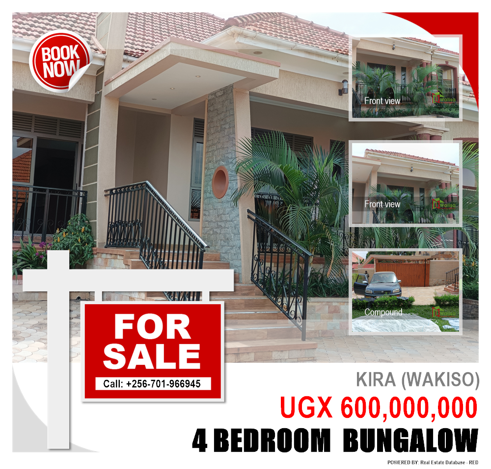 4 bedroom Bungalow  for sale in Kira Wakiso Uganda, code: 180270