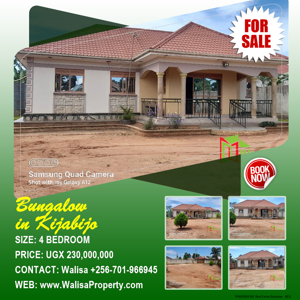 4 bedroom Bungalow  for sale in Kijabijo Wakiso Uganda, code: 180282