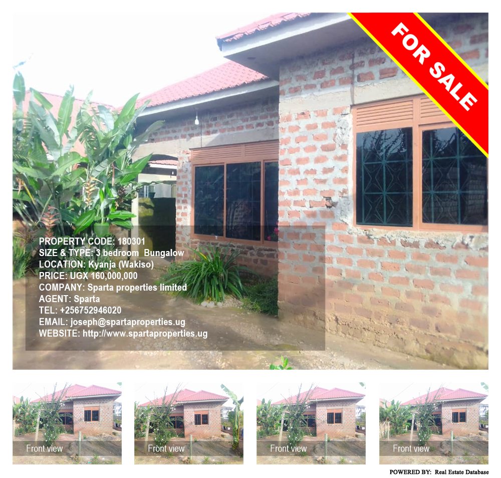 3 bedroom Bungalow  for sale in Kyanja Wakiso Uganda, code: 180301