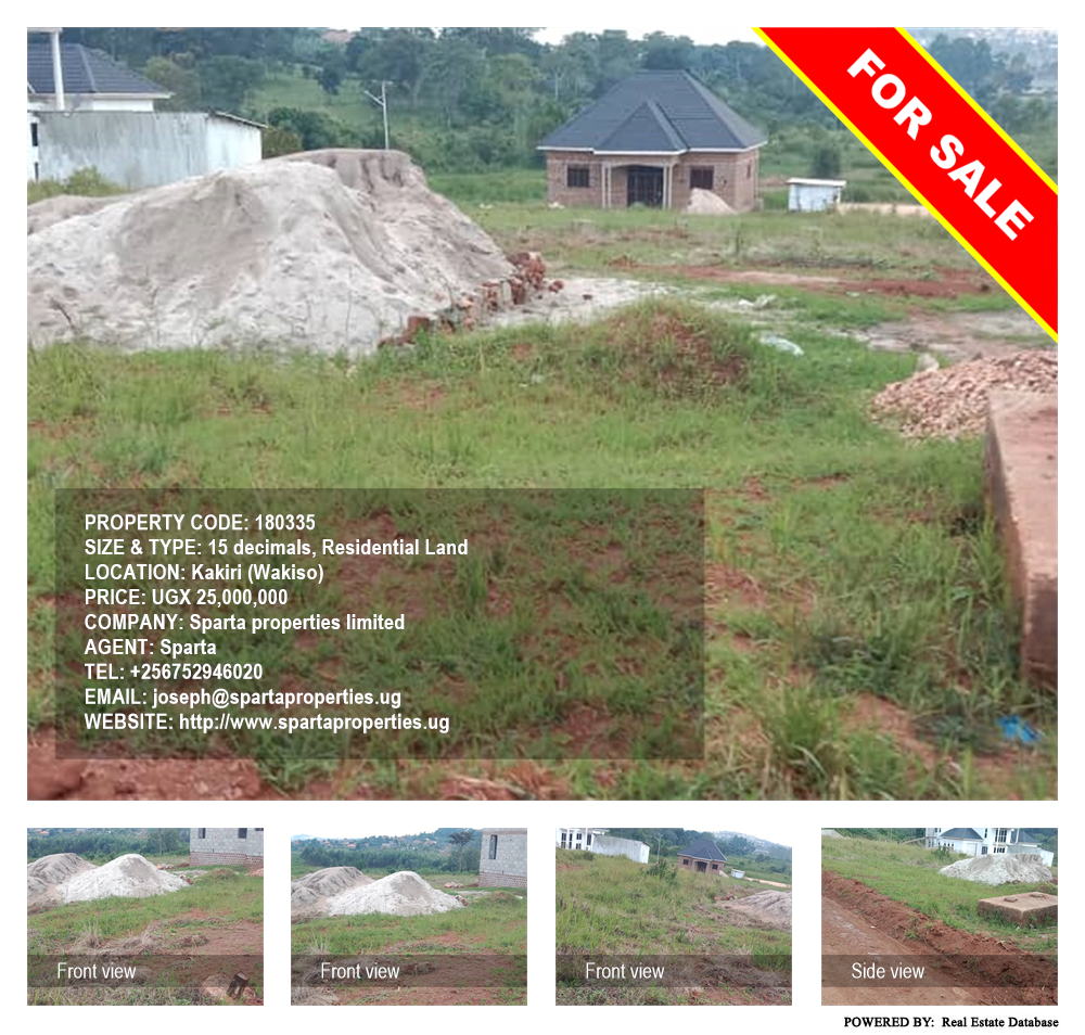 Residential Land  for sale in Kakiri Wakiso Uganda, code: 180335
