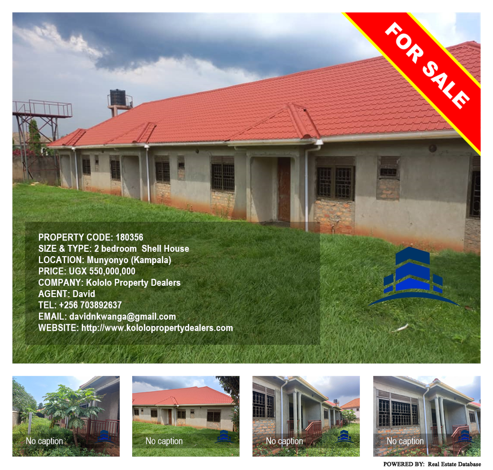 2 bedroom Shell House  for sale in Munyonyo Kampala Uganda, code: 180356