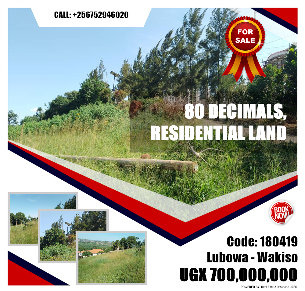 Residential Land  for sale in Lubowa Wakiso Uganda, code: 180419