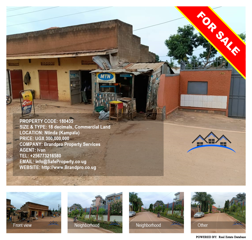 Commercial Land  for sale in Ntinda Kampala Uganda, code: 180435