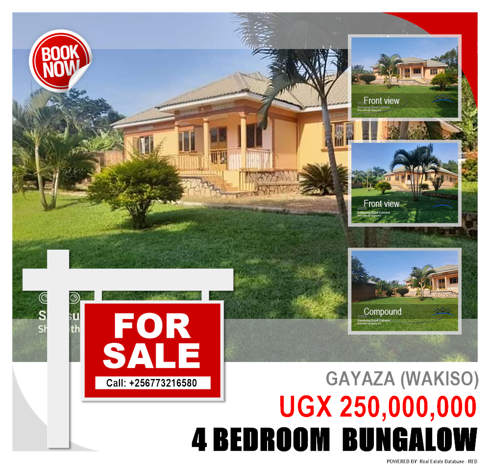 4 bedroom Bungalow  for sale in Gayaza Wakiso Uganda, code: 180485