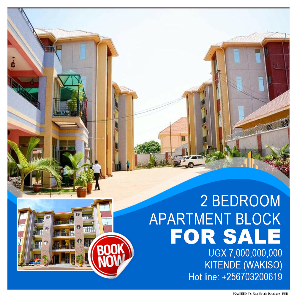 2 bedroom Apartment block  for sale in Kitende Wakiso Uganda, code: 180487