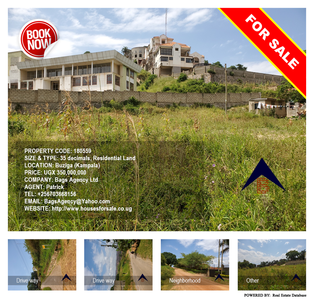 Residential Land  for sale in Buziga Kampala Uganda, code: 180559