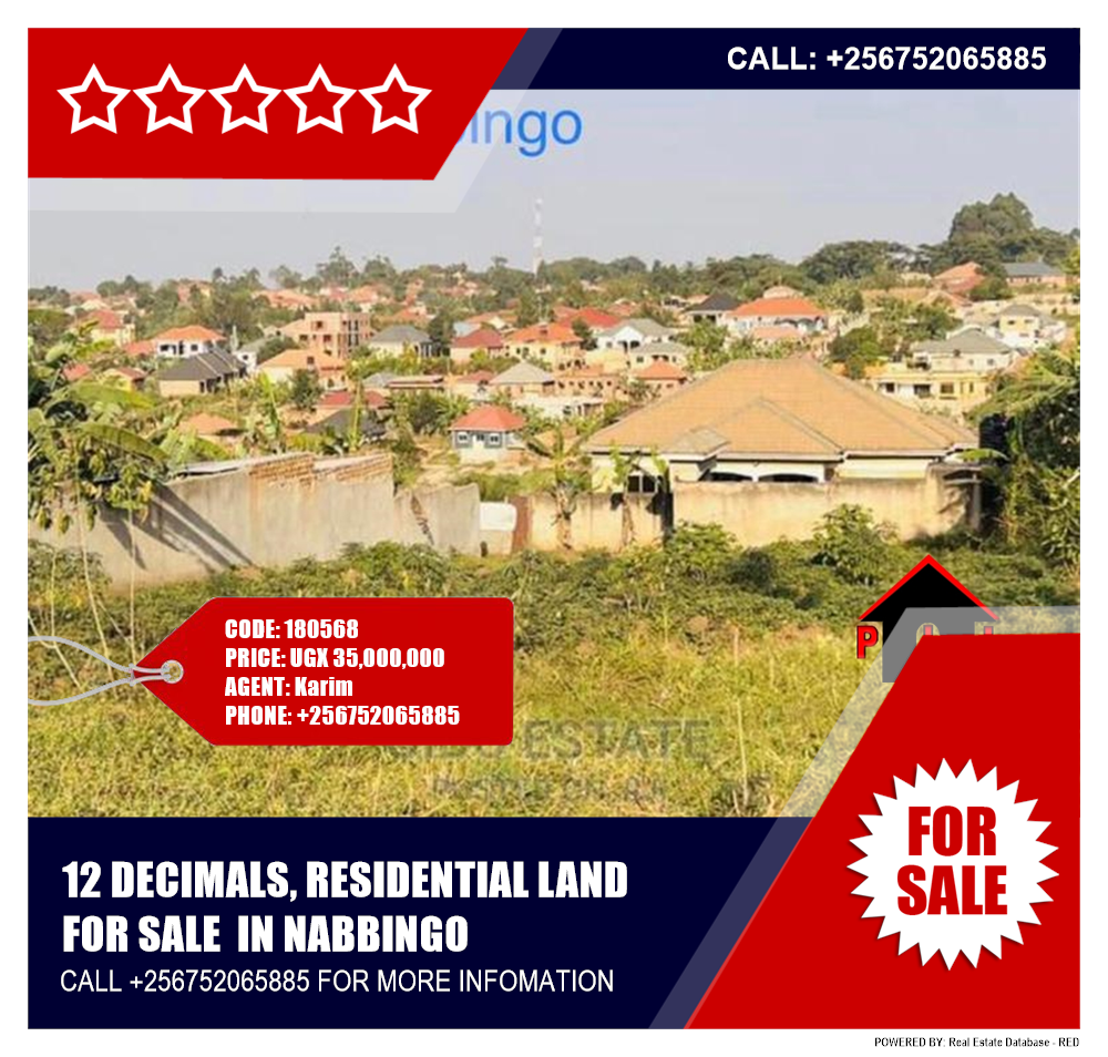 Residential Land  for sale in Nabbingo Wakiso Uganda, code: 180568