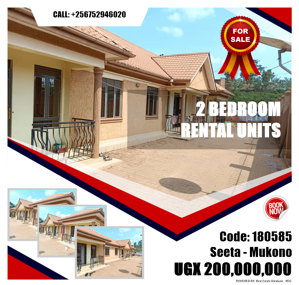 2 bedroom Rental units  for sale in Seeta Mukono Uganda, code: 180585