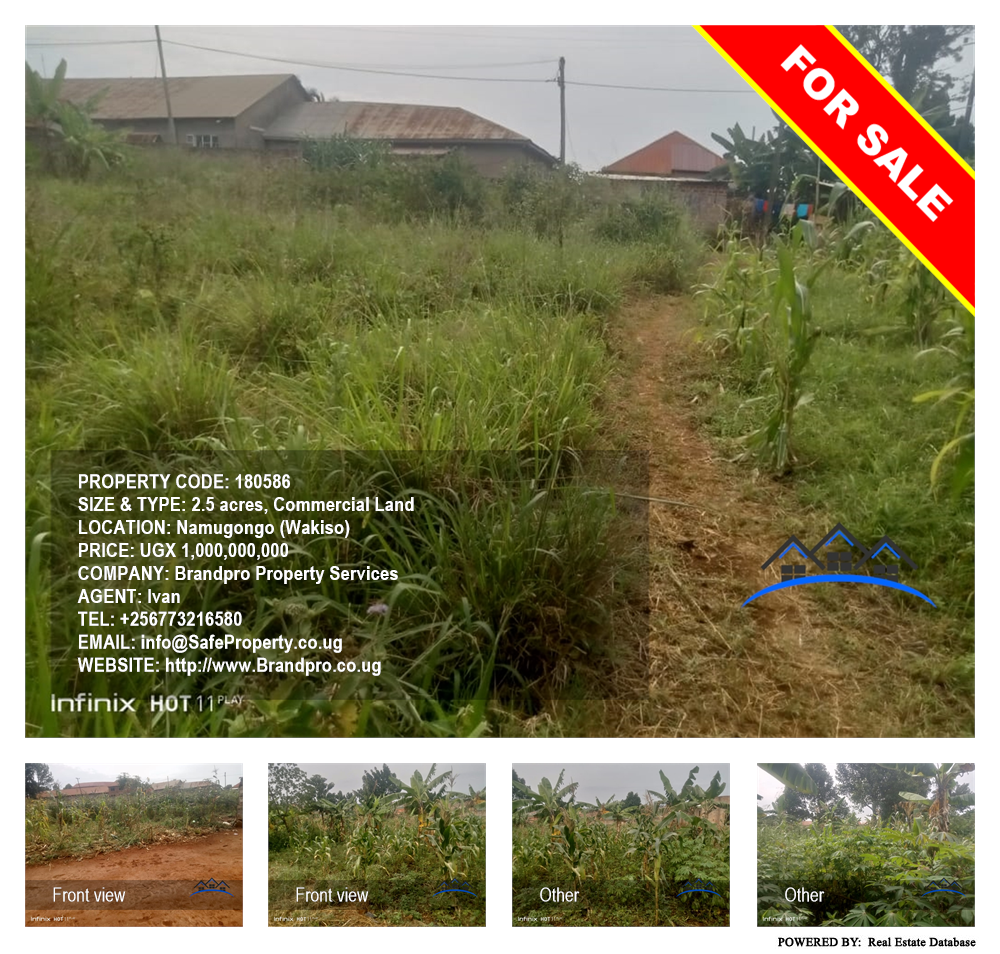 Commercial Land  for sale in Namugongo Wakiso Uganda, code: 180586
