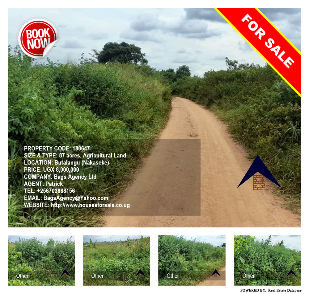 Agricultural Land  for sale in Butalangu Nakaseke Uganda, code: 180647