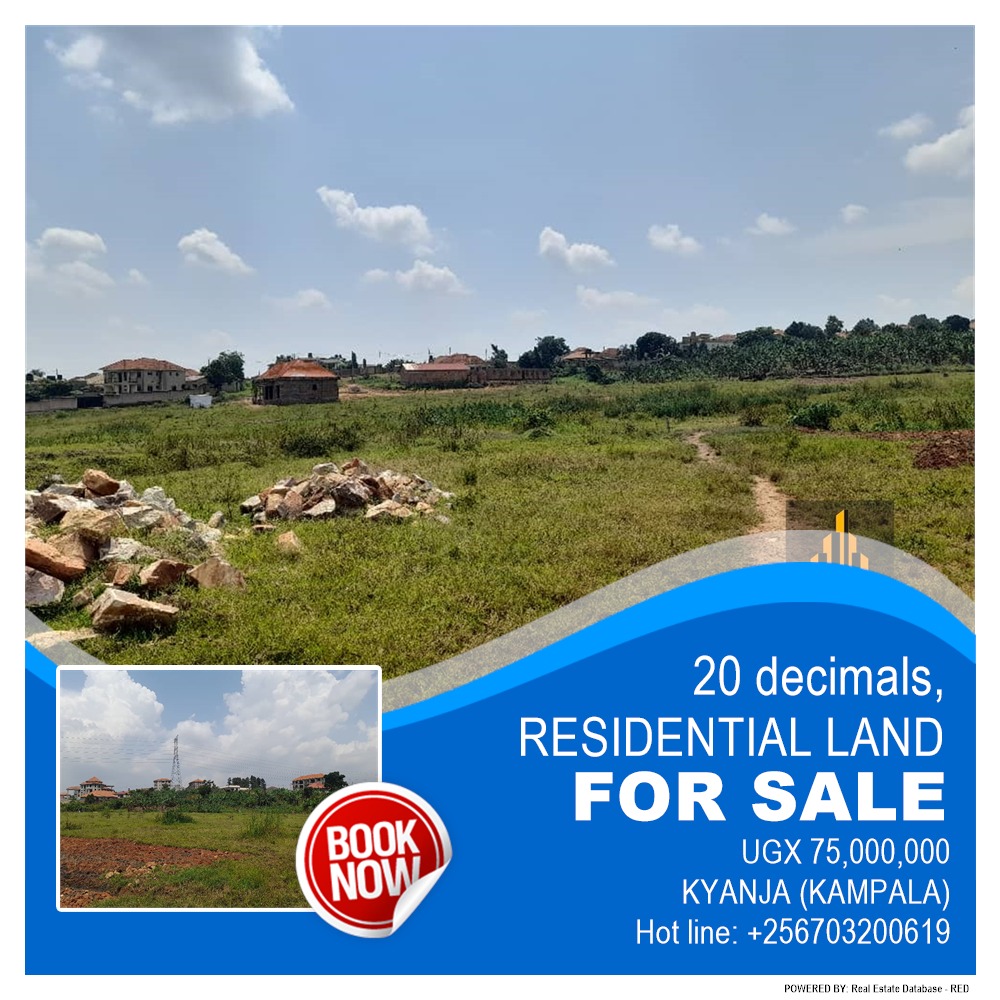 Residential Land  for sale in Kyanja Kampala Uganda, code: 180674