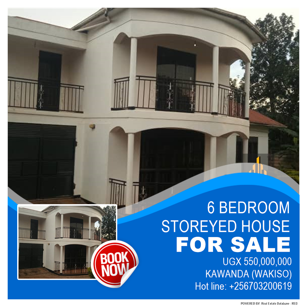 6 bedroom Storeyed house  for sale in Kawanda Wakiso Uganda, code: 180683