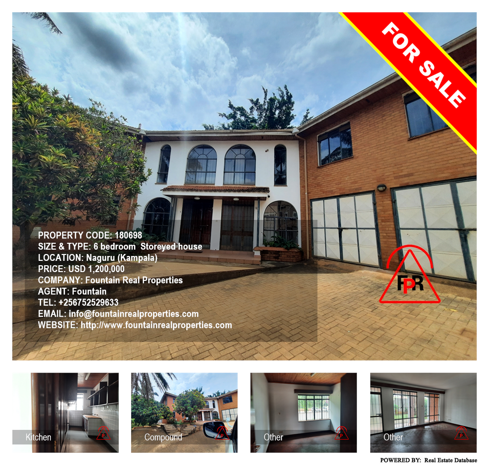 6 bedroom Storeyed house  for sale in Naguru Kampala Uganda, code: 180698