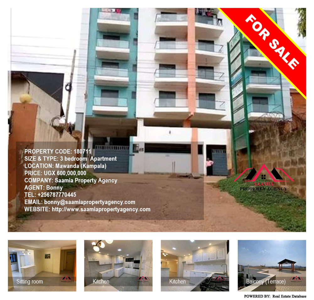 3 bedroom Apartment  for sale in Mawanda Kampala Uganda, code: 180711