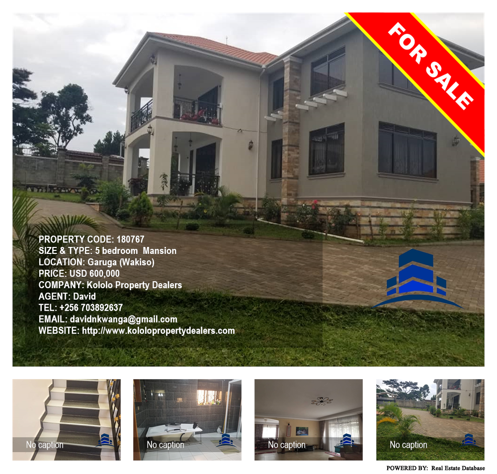 5 bedroom Mansion  for sale in Garuga Wakiso Uganda, code: 180767