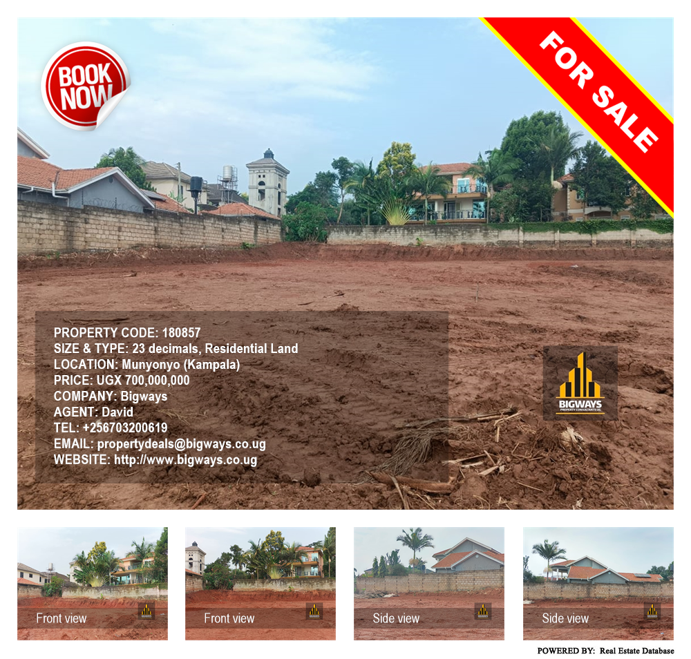 Residential Land  for sale in Munyonyo Kampala Uganda, code: 180857