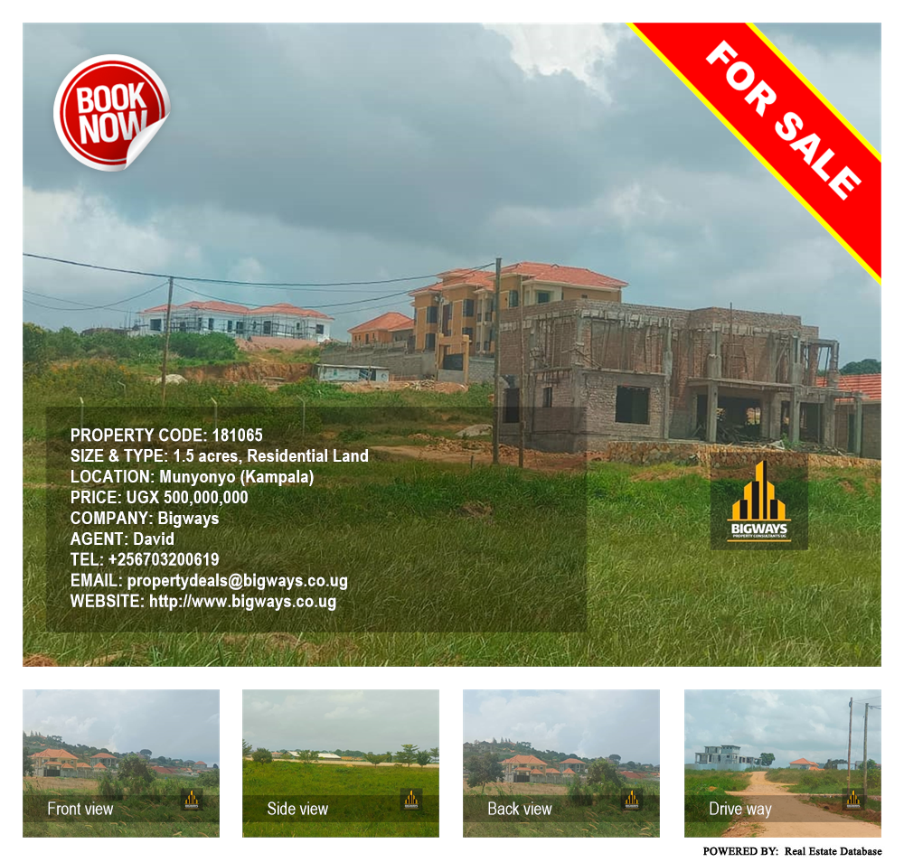 Residential Land  for sale in Munyonyo Kampala Uganda, code: 181065