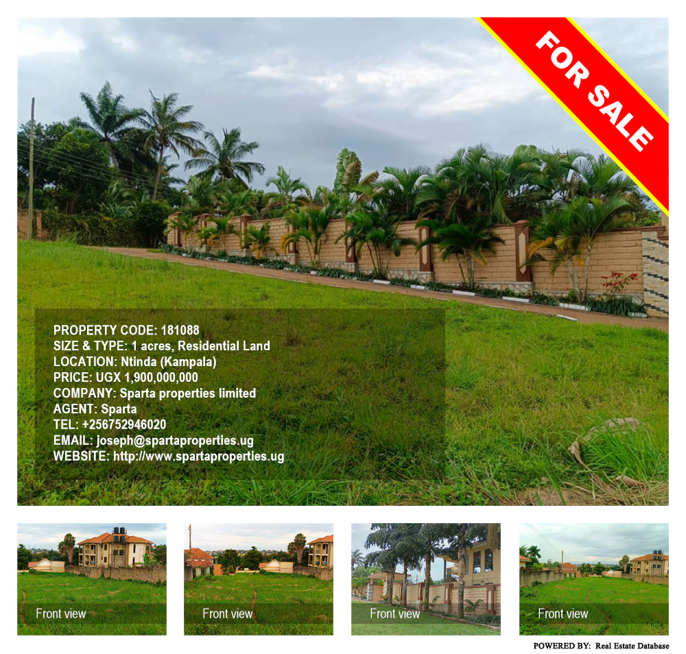 Residential Land  for sale in Ntinda Kampala Uganda, code: 181088