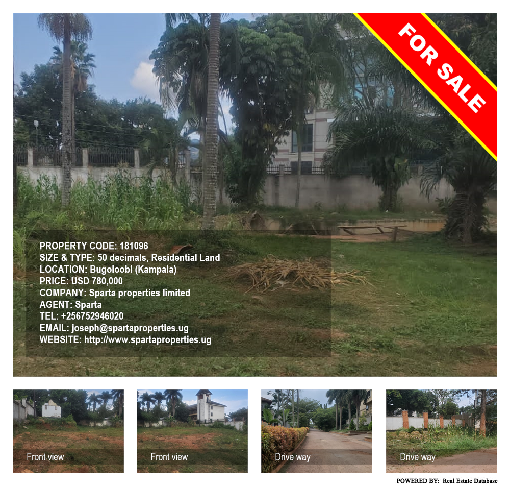 Residential Land  for sale in Bugoloobi Kampala Uganda, code: 181096