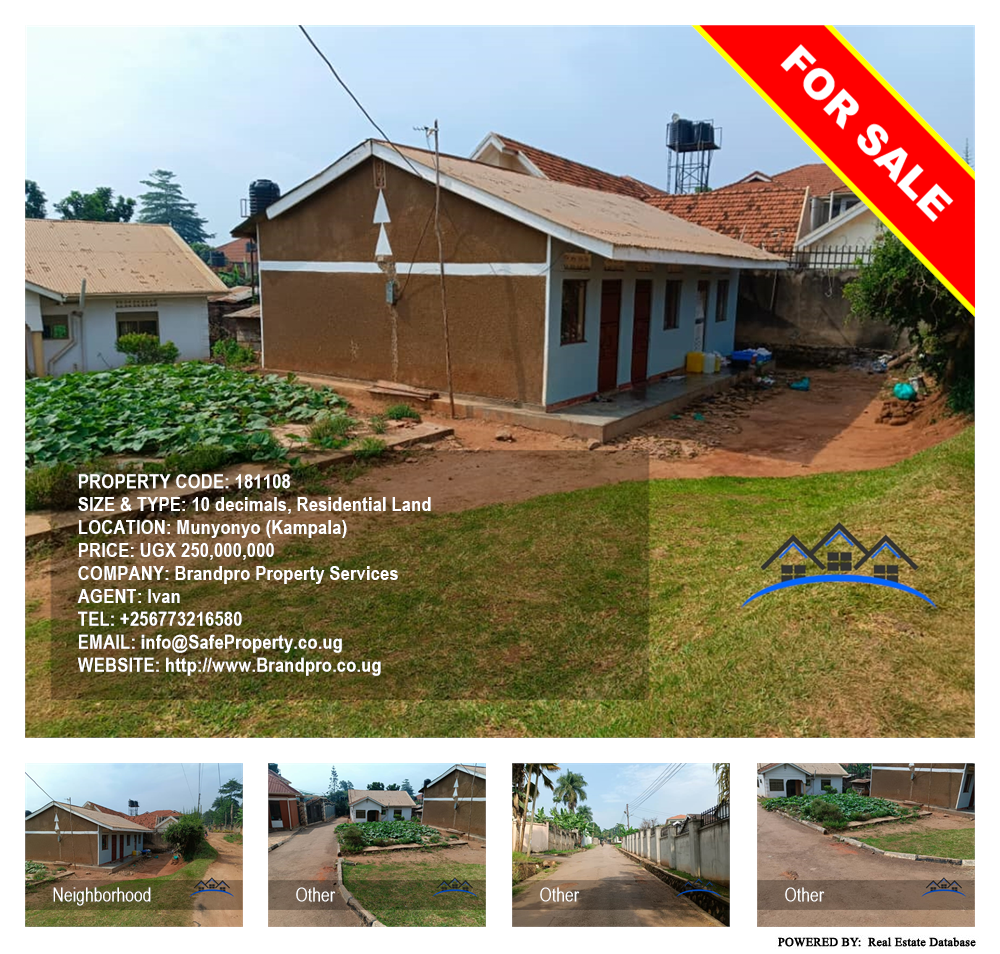 Residential Land  for sale in Munyonyo Kampala Uganda, code: 181108