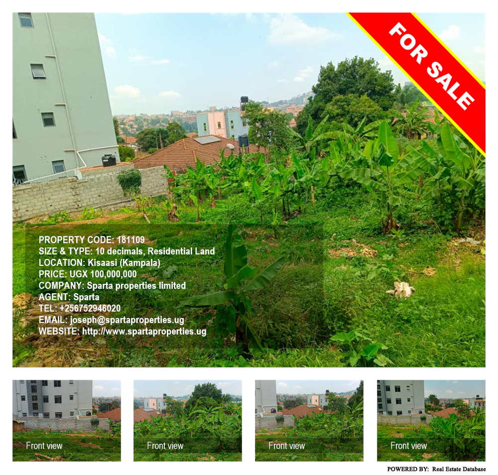 Residential Land  for sale in Kisaasi Kampala Uganda, code: 181109