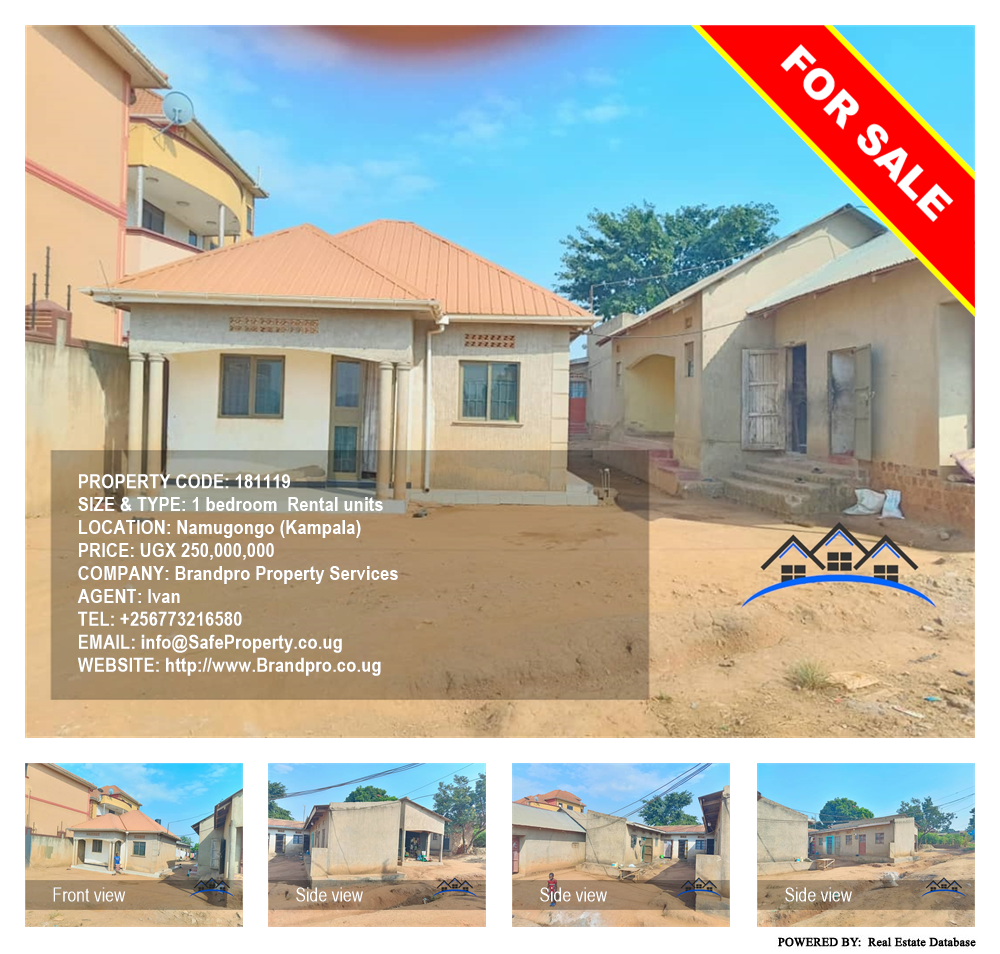 1 bedroom Rental units  for sale in Namugongo Kampala Uganda, code: 181119