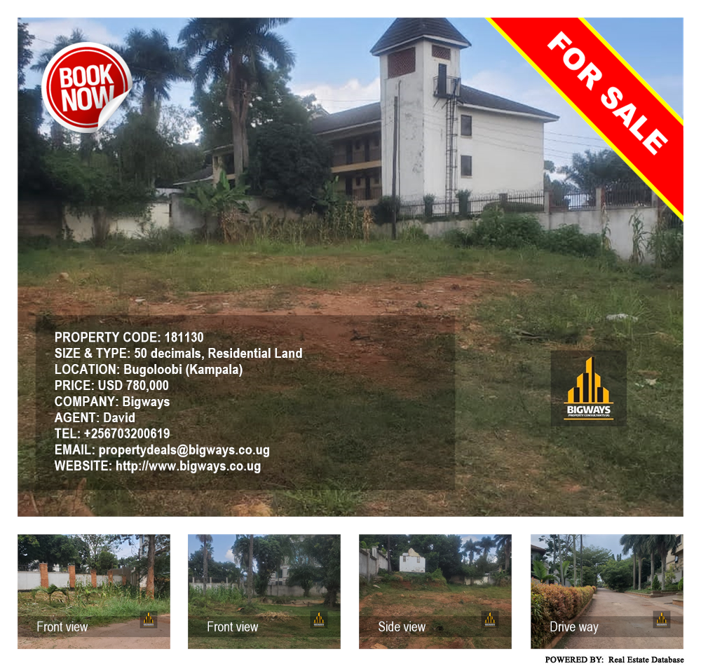 Residential Land  for sale in Bugoloobi Kampala Uganda, code: 181130