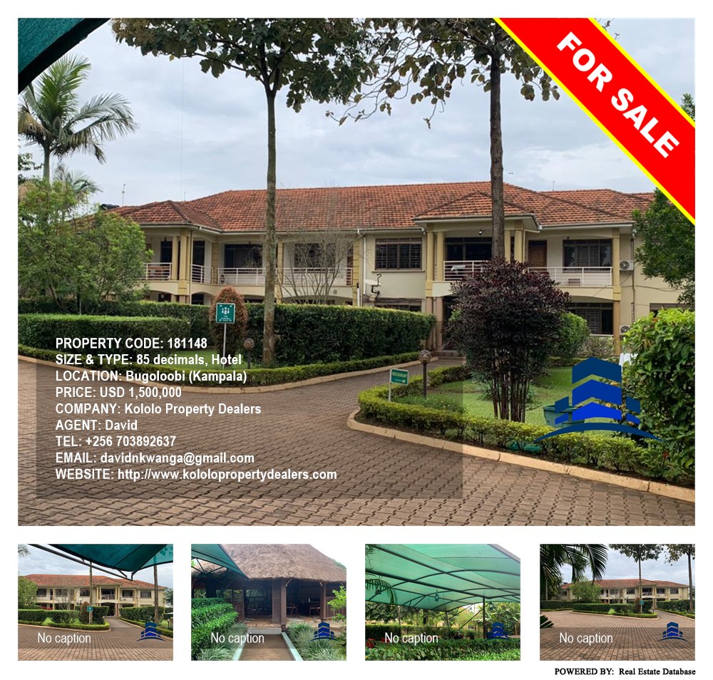 Hotel  for sale in Bugoloobi Kampala Uganda, code: 181148