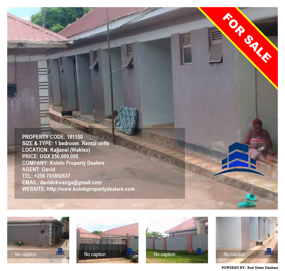 1 bedroom Rental units  for sale in Kajjansi Wakiso Uganda, code: 181150