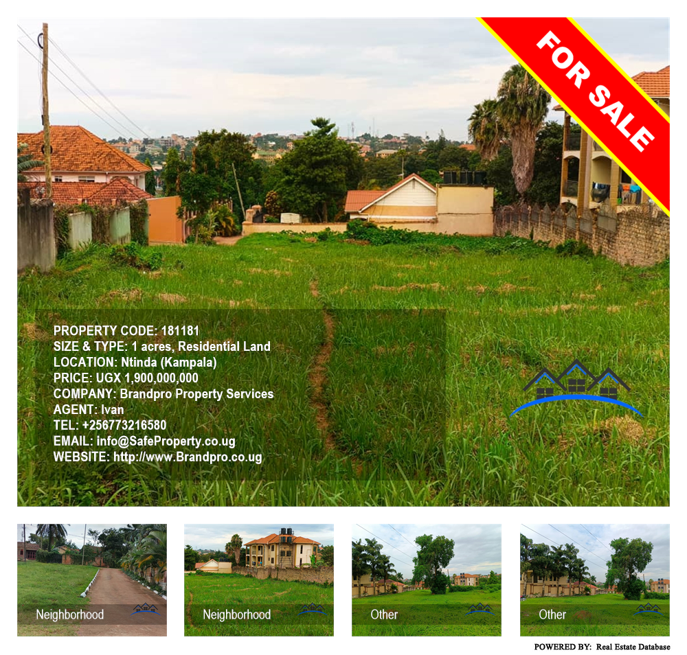Residential Land  for sale in Ntinda Kampala Uganda, code: 181181