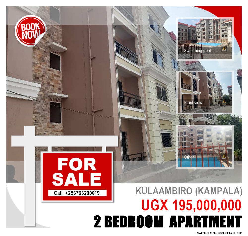 2 bedroom Apartment  for sale in Kulambilo Kampala Uganda, code: 181192