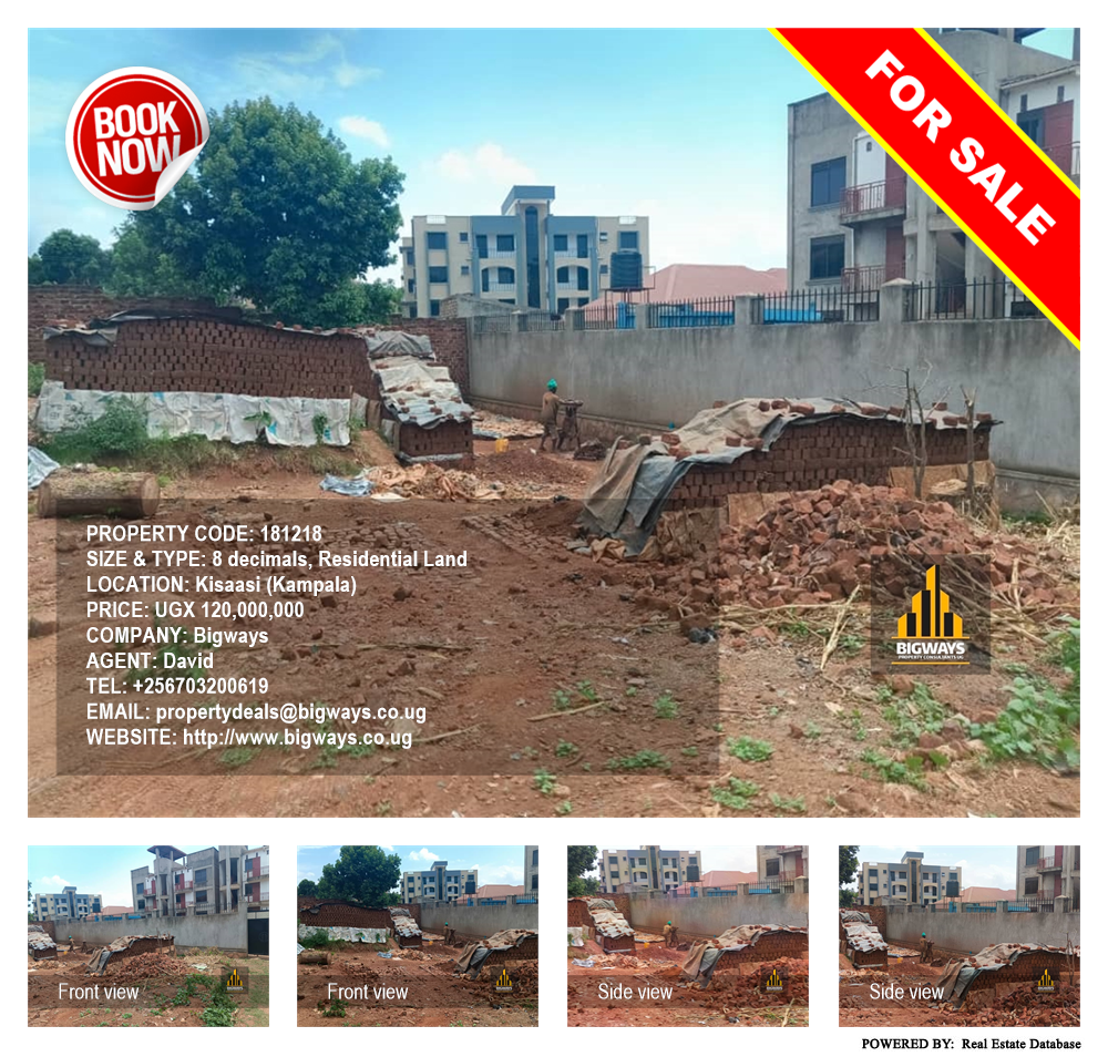 Residential Land  for sale in Kisaasi Kampala Uganda, code: 181218