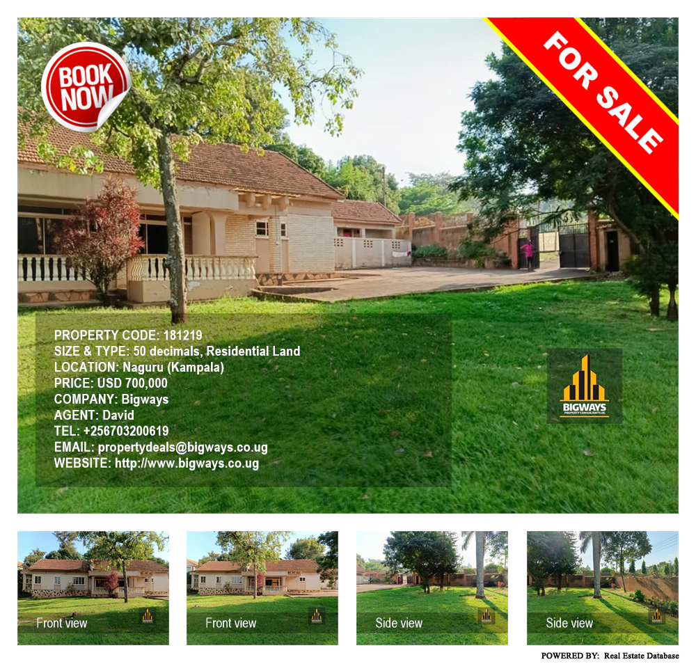 Residential Land  for sale in Naguru Kampala Uganda, code: 181219