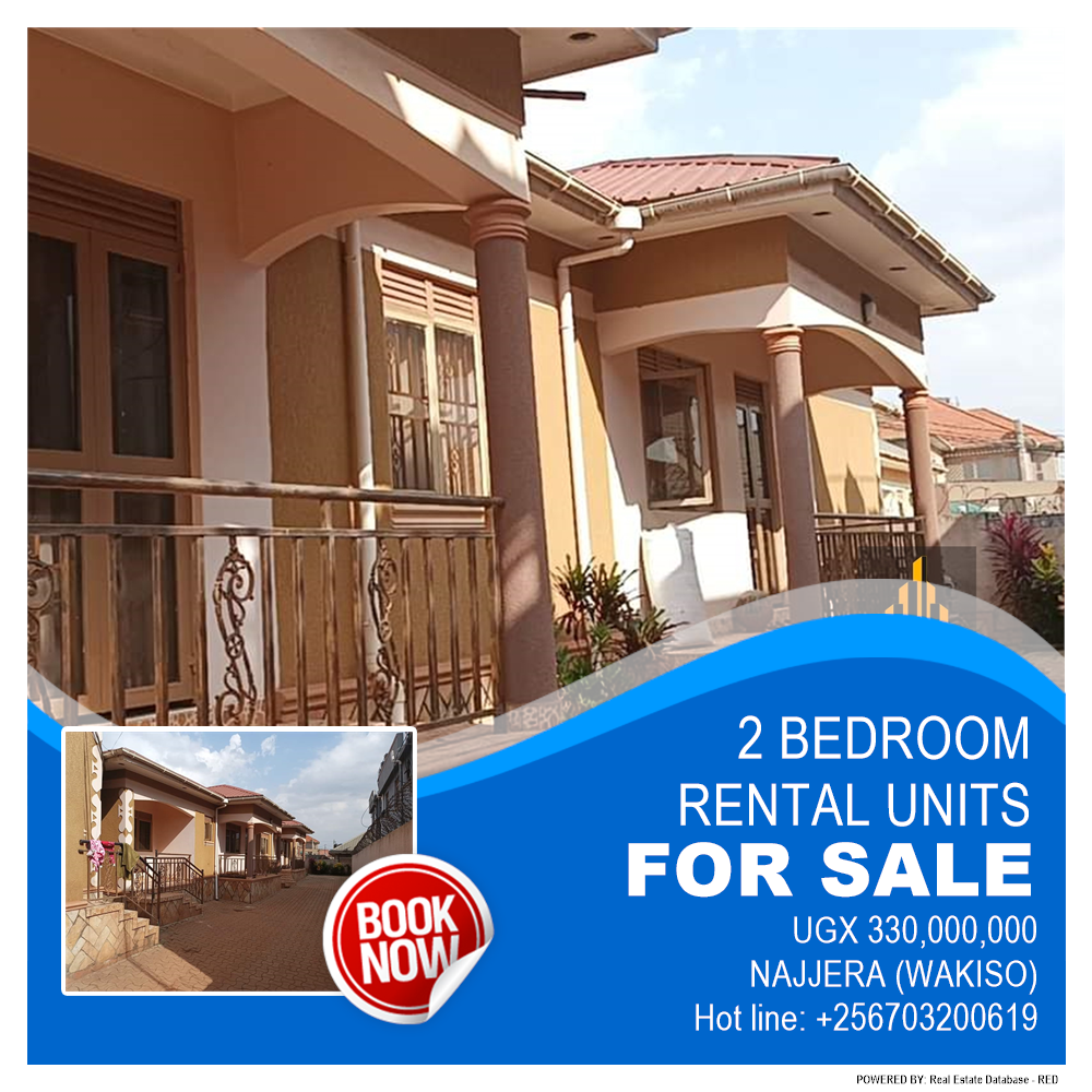 2 bedroom Rental units  for sale in Najjera Wakiso Uganda, code: 181222