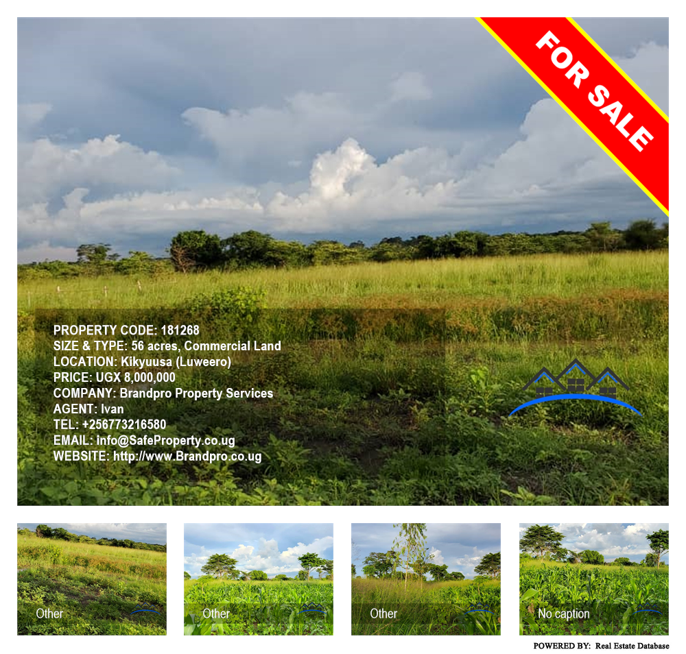 Commercial Land  for sale in Kikyuusa Luweero Uganda, code: 181268